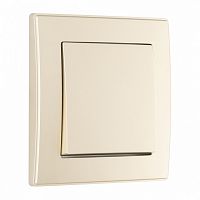 Выключатель одноклавишный Arte Milano SET06-1 SET06-1-30-1 shampan в Нижнем Новгороде