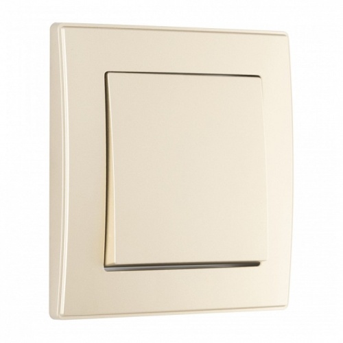 Выключатель одноклавишный Arte Milano SET06-1 SET06-1-30-1 shampan в Нижнем Новгороде