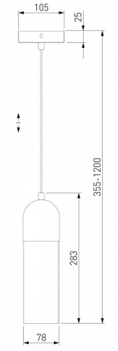 Подвесной светильник Eurosvet Airon 50180/1 в Бородино фото 4