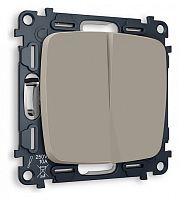 Выключатель проходной двухклавишный без рамки Ambrella Volt OMEGA MO363020 в Нижнем Новгороде