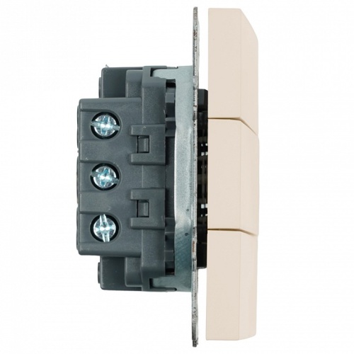 Выключатель трехклавишный без рамки Stekker Эмили 49896 в Нижнем Новгороде фото 4