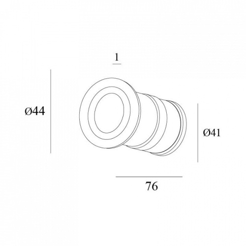 Встраиваемый светильник Denkirs DK1015 DK1015-BK в Нижнем Новгороде фото 2