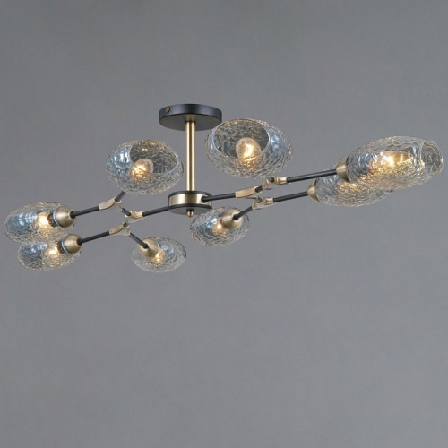 Люстра на штанге ILLUMICO TRENTO IL0272-8CSQ-25 BK AB TRENTO в Нижнем Новгороде