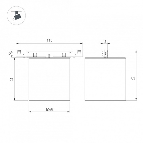 Накладной светильник Arlight MICROCOSM 051831 в Нижнем Новгороде фото 3