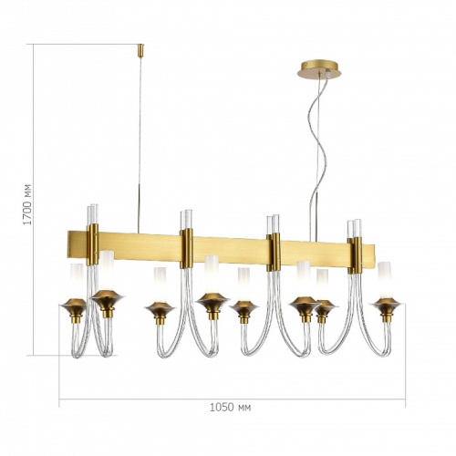 Подвесная люстра ST-Luce Vetrano SL1241.213.08 в Нижнем Новгороде фото 4