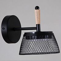 Бра Reluce  09837-0.2-01 BK+WOOD в Нижнем Новгороде