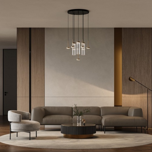 Подвесная люстра Eurosvet Quarzo 301102 LED латунь в Нижнем Новгороде фото 3