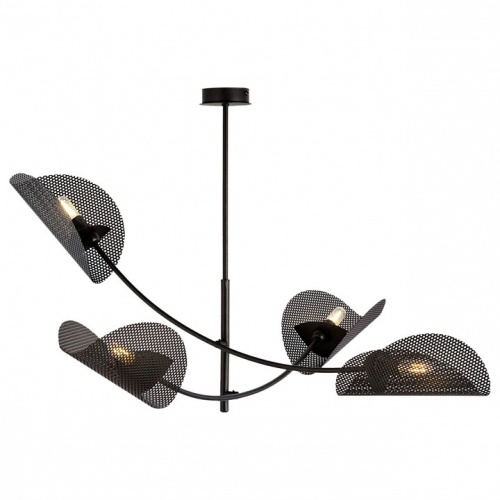 Люстра на штанге Imex MD.8378 MD.8378-4-P-BK в Нижнем Новгороде