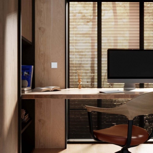 Выключатель для жалюзи без рамки Voltum S70 VLS020702 в Нижнем Новгороде фото 4