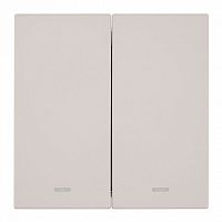 Выключатель двухклавишный с подсветкой без рамки Stekker Мия 50476 в Нижнем Новгороде