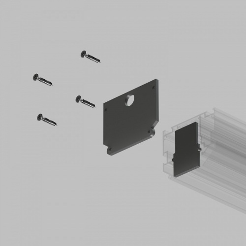 Заглушка для трека Denkirs SMART ONE TR2025-BK в Нижнем Новгороде фото 4