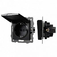 Розетка влагозащищенная с заземлением и со шторкой, без рамки с крышкой Arlight SCT 049835 в Нижнем Новгороде