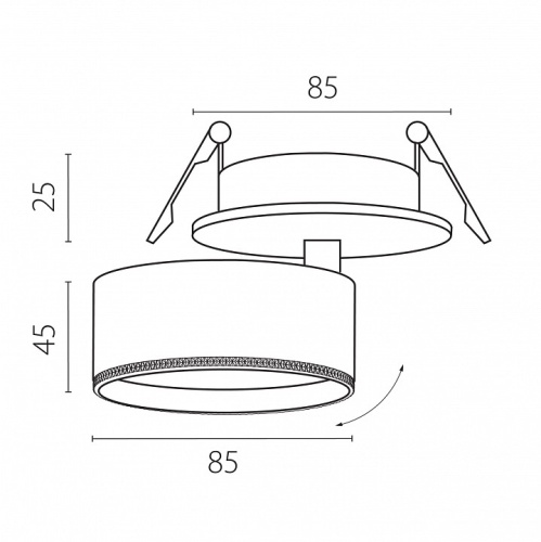 Спот Lightstar Alta Pro A5547RS в Нижнем Новгороде фото 2