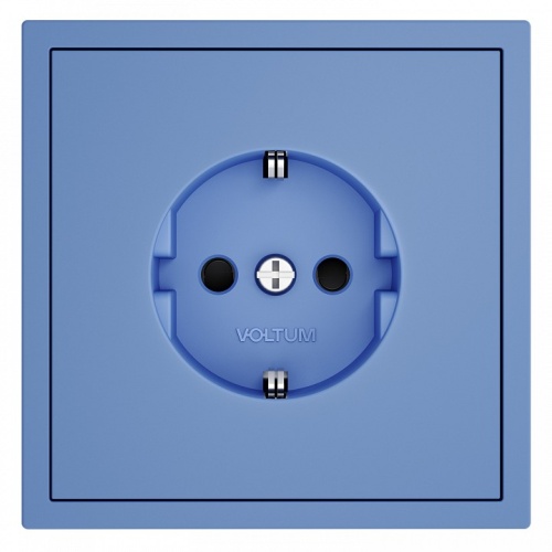 Накладка для розетки с заземлением и со шторками Voltum S70 VLS000715 в Нижнем Новгороде фото 4