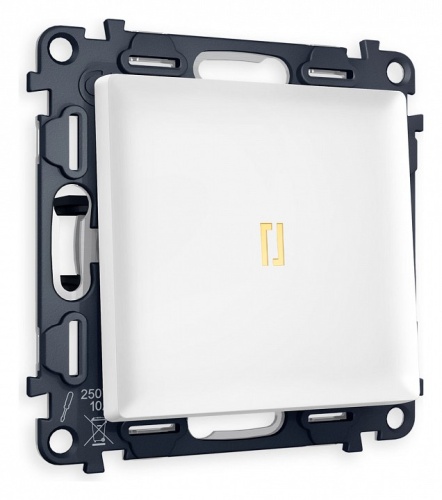 Выключатель проходной одноклавишный с подсветкой Ambrella Volt ALFA MA122030 в Нижнем Новгороде