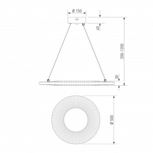 Подвесной светильник Eurosvet Kreis 101001 LED в Нижнем Новгороде фото 4