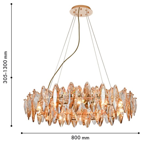 Подвесная люстра Favourite Glans 4719-12P в Нижнем Новгороде фото 2