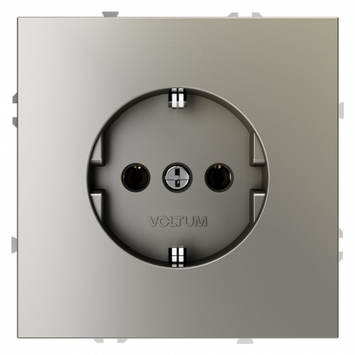 Розетка с заземлением, без рамки Voltum S70 VLS040104 в Нижнем Новгороде фото 4