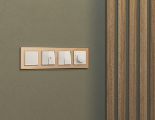 Выключатель самовозвратный одноклавишный с подсветкой, без рамки Ambrella Volt MA MA122060 в Нижнем Новгороде фото 5