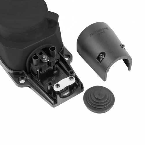 Розетка переносная разборная с заземлением и крышкой Stekker Одри 32738 в Нижнем Новгороде фото 3