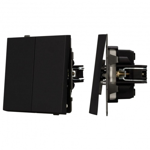 Выключатель проходной двухклавишный без рамки Arlight SWT 054553 в Нижнем Новгороде