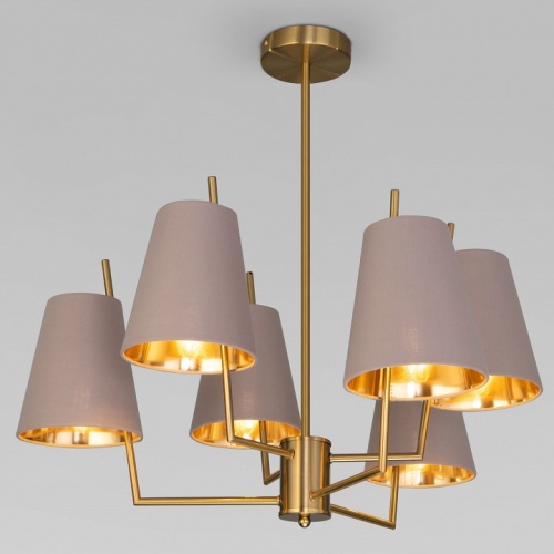 Люстра на штанге Eurosvet Topanga 60173/6 латунь в Нижнем Новгороде