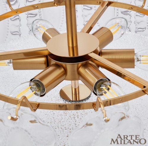 Люстра на штанге Arte Milano AM-Rim 313009/D500 BS в Нижнем Новгороде фото 9