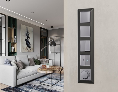 Выключатель двухполюсной самовозвратный без рамки Ambrella Volt MA MA501050 в Нижнем Новгороде фото 3