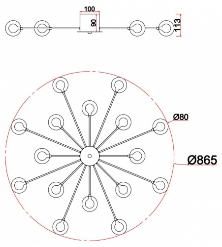Потолочная люстра Freya Celebrity FR5242CL-16BS1 в Нижнем Новгороде фото 4