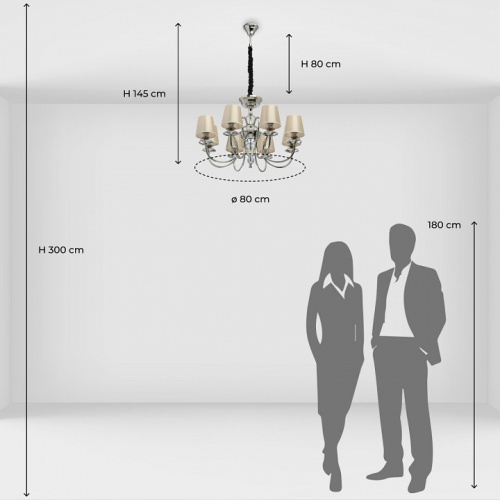 Подвесная люстра MW-Light София 8 355013908 в Архангельске фото 14