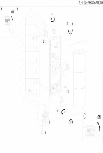 Накладной светильник Eglo Cistierna 98086 в Нижнем Новгороде фото 4