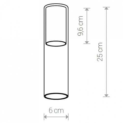 Плафон Nowodvorski Cameleon Cylinder M TR/BS 8543 в Иланском фото 3