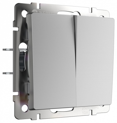 Выключатель двухклавишный без рамки Werkel  W1120006 в Нижнем Новгороде