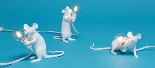 Лампа светодиодная Seletti Mouse Lamp E14 1Вт K 15220L в Нижнем Новгороде фото 3
