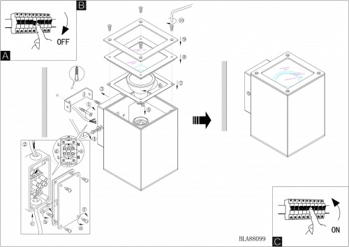 Накладной светильник Eglo Tabo 1 88099 в Нижнем Новгороде фото 2