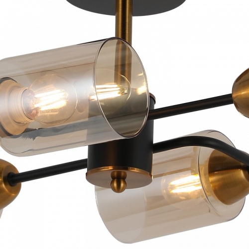 Люстра на штанге ILLUMICO  IL8243-4COU-79 BK BR в Нижнем Новгороде фото 3