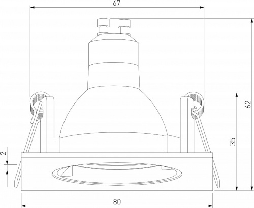 Встраиваемый светильник Elektrostandard Minnie a067711 в Нижнем Новгороде фото 2