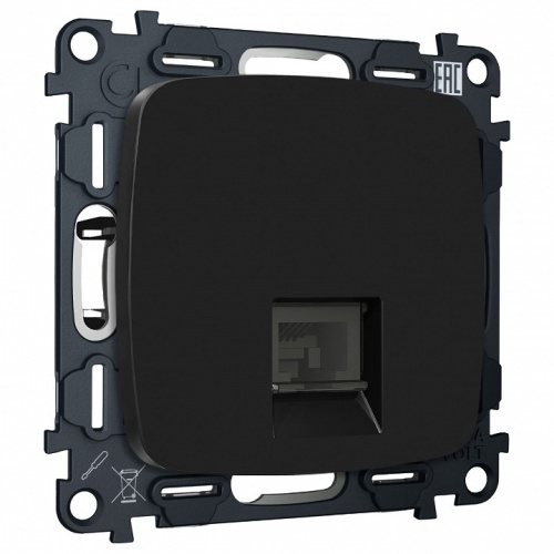 Розетка Ethernet RJ-45 и со шторками, без рамки Ambrella Volt OMEGA MO812005 в Нижнем Новгороде