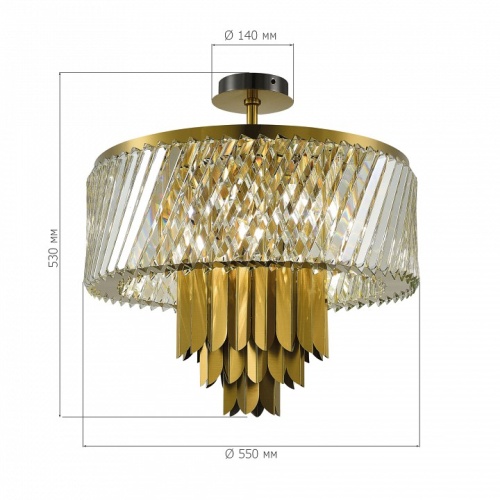 Люстра на штанге ST-Luce Nari SL1635.302.09 в Нижнем Новгороде фото 2