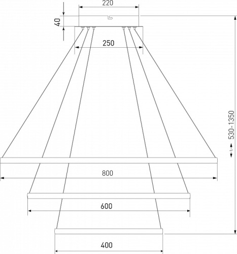 Подвесной светильник Eurosvet Collars a064103 в Слободском фото 2