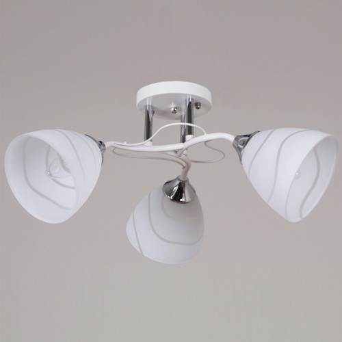 Люстра на штанге  89360-0.3-03 WH+CR в Нижнем Новгороде фото 3