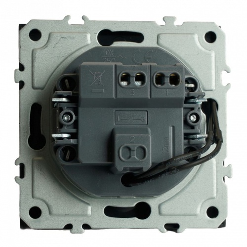 Выключатель одноклавишный с подсветкой без рамки Stekker Эмили 49837 в Нижнем Новгороде фото 7