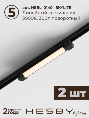 Комплект трековый Hesby Lighting Skylite №1 HSBL_kompl_S001_VL2B3K в Нижнем Новгороде фото 3