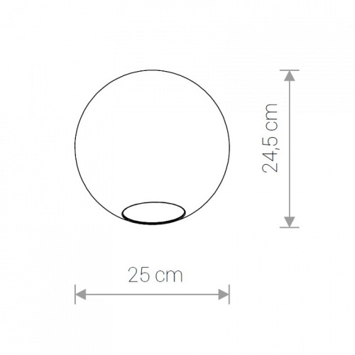 Плафон стеклянный Nowodvorski Cameleon Sphere L TR 8528 в Тюмени фото 3