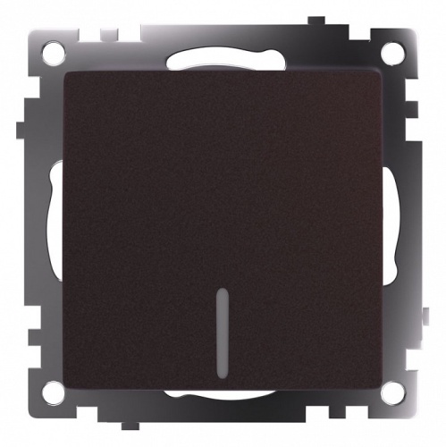 Выключатель одноклавишный с подсветкой без рамки Stekker Катрин 49022 в Нижнем Новгороде фото 3