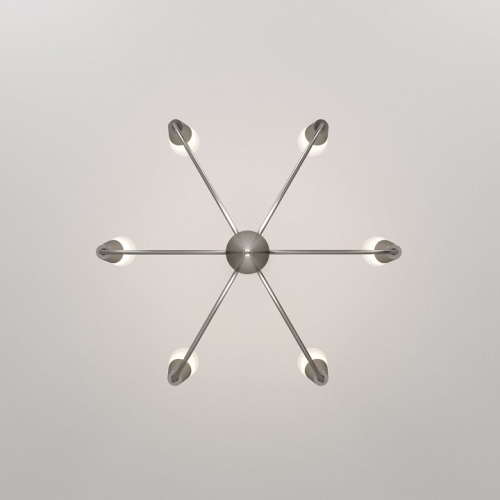 Подвесная люстра Eurosvet Rhyton 60167/6 никель в Нижнем Новгороде фото 4