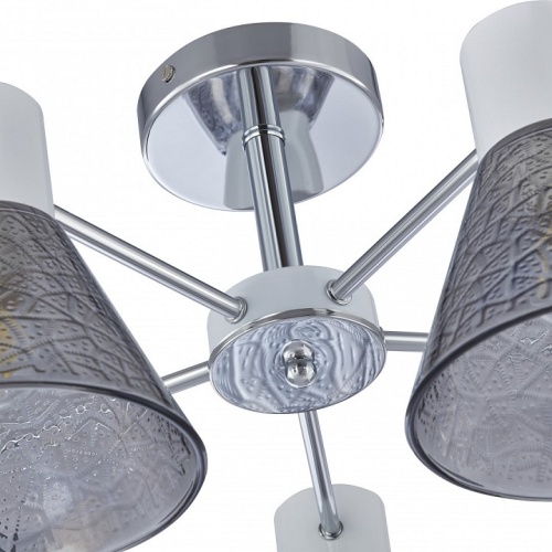 Люстра на штанге Arte Milano Napoli-322408 322408/5 CR+WH в Нижнем Новгороде фото 4