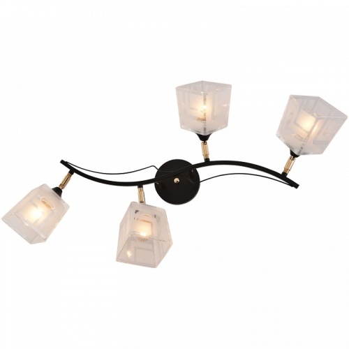 Люстра на штанге 01594-3.3-04B BK+FGD в Нижнем Новгороде фото 3