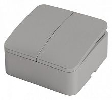 Выключатель двухклавишный Stekker София 49297 в Нижнем Новгороде