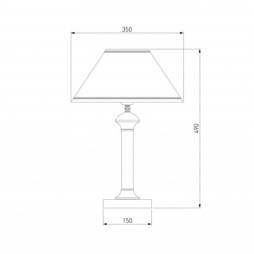 Настольная лампа декоративная Eurosvet Lorenzo 60019/1 венге в Нижнем Новгороде фото 5